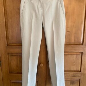 Theory Cream Tailored Pants